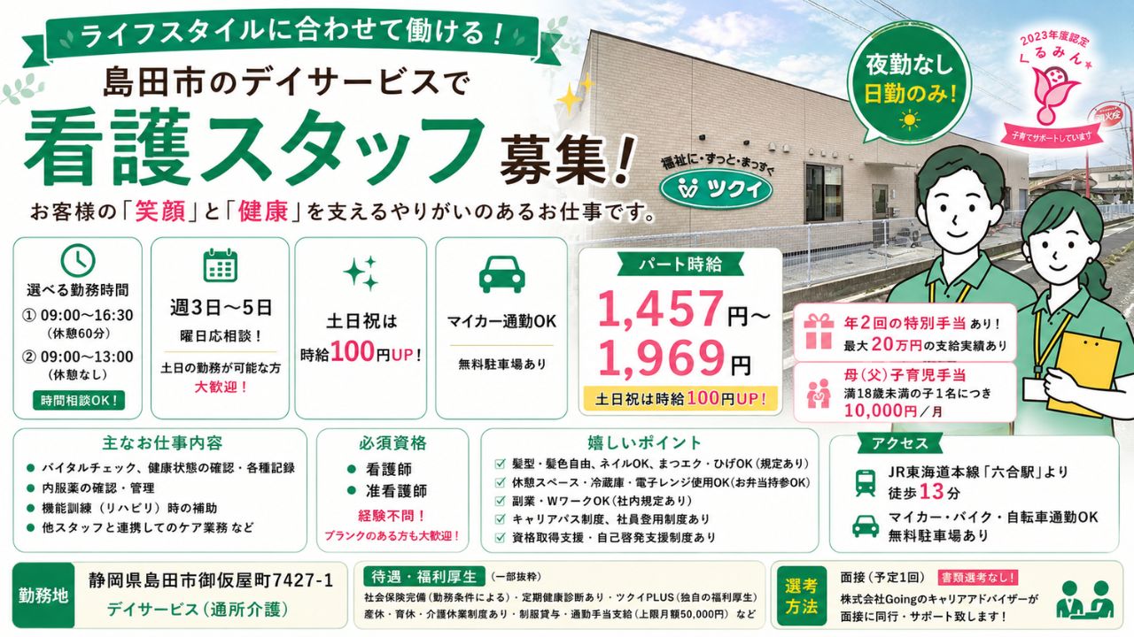不問（未経験者・ブランクのある方も大歓迎！）