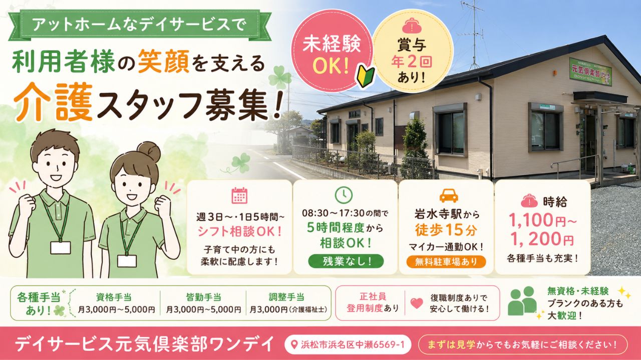 不問（未経験者、ブランクのある方も大歓迎！）