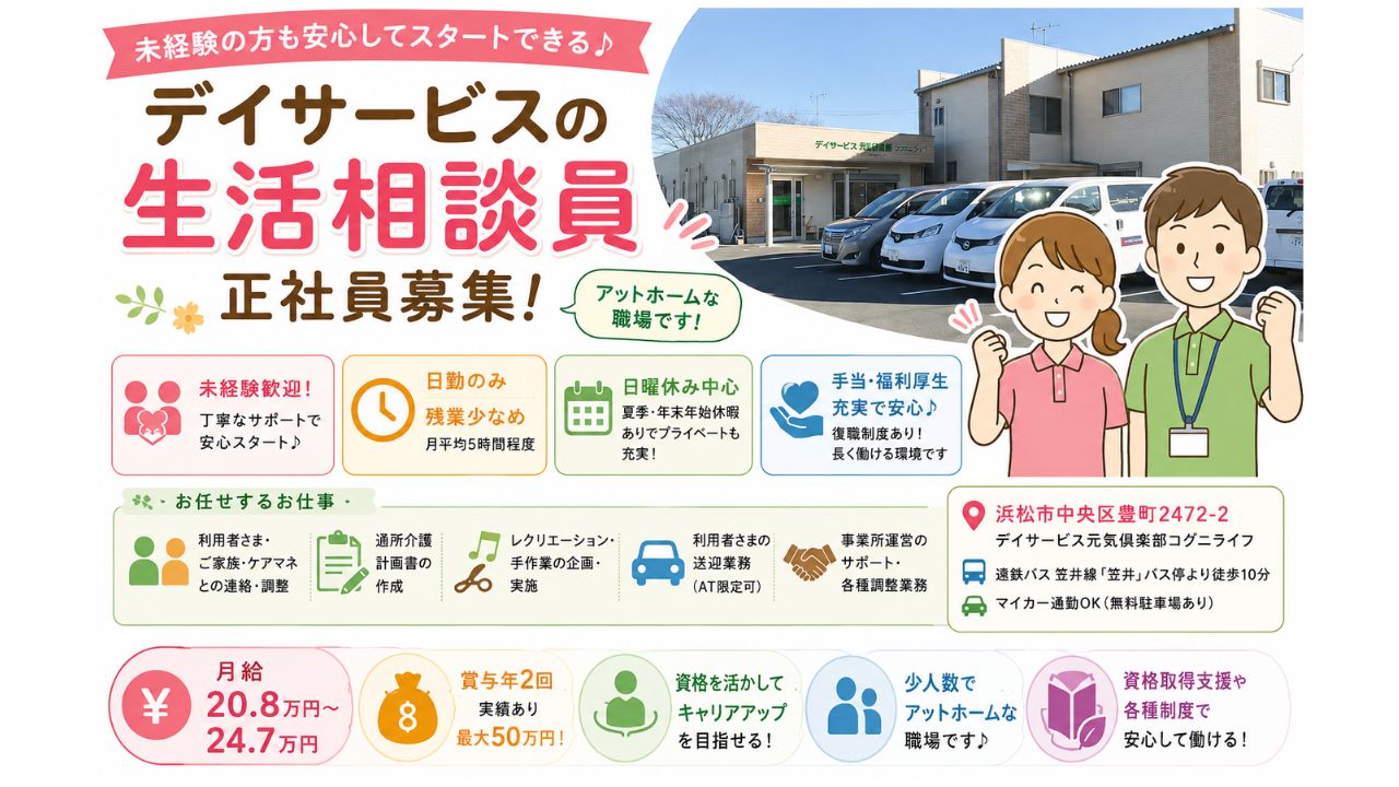 不問（未経験者歓迎！人柄を重視した採用を行っています）<br>※61歳以下の応募（定年年齢62歳を上限とするため）